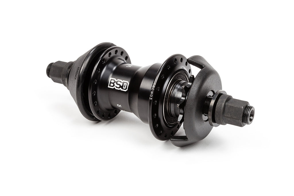 BSD Westcoaster Freecoaster Hub Black RHD