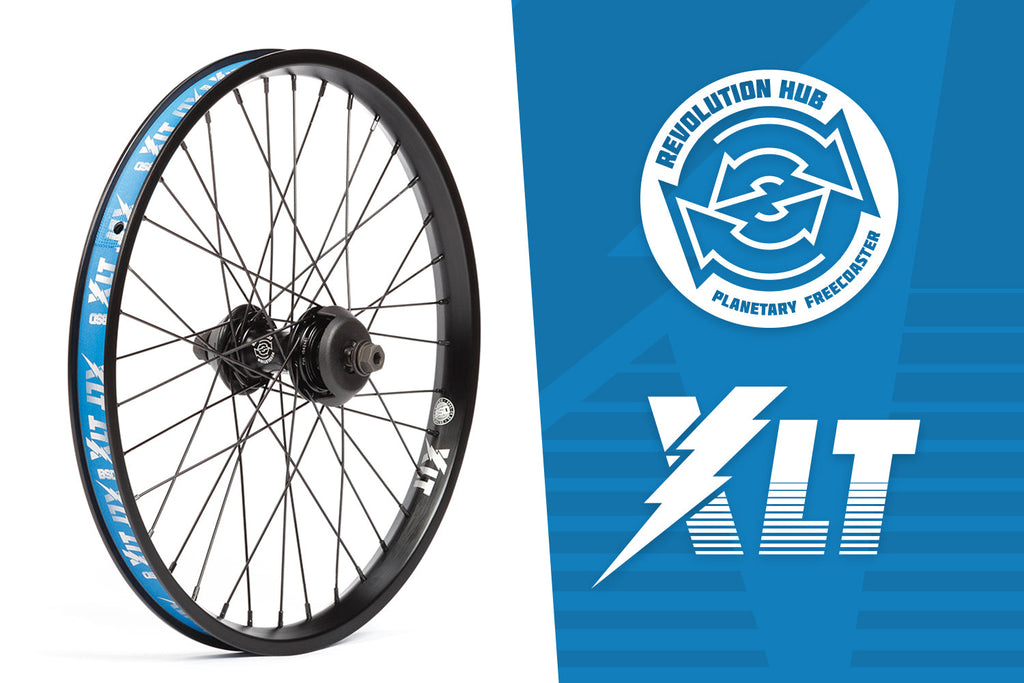 BSD XLT Revolution Rear Wheel Female Axle RHD Black