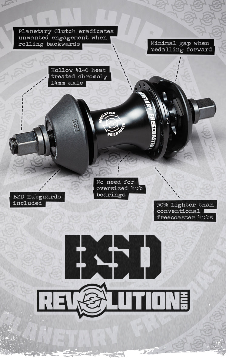 BSD BMX - The new Revolution hub - Planetary freecoaster – BSD USA 