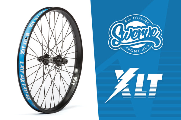BSD SWERVE X XLT FRONT WHEEL - complete pro spec front BMX wheel